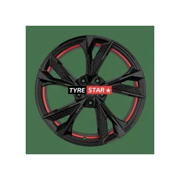 Disk MAM RS6 7,5x17 5x112 ET30 BLACK PAINTED RED INSIDE