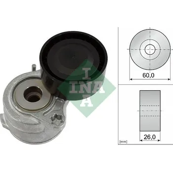 Napínák, žebrovaný klínový řemen Schaeffler INA 534 0653 10