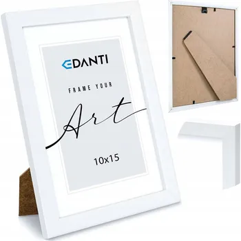 Obraz RÁMEČEK NA FOTOGRAFIE 10x15 cm Plakáty Rám S Nohou Stojící dekorace EDANTI