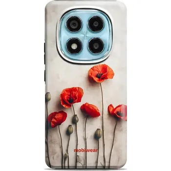 Pouzdro na mobilní telefon Odolný obal Mobiwear Elite Pro - Xiaomi Redmi Note 14 Pro 5G - EP42E Vlčí máky (Odolné pouzdro, obal kryt Mobiwear Elite Pro - maximální ochrana mobilu Xiaomi Redmi Note 14 Pro 5G, zesílené hrany, přesné výřezy, pohodlné držení, odolná grafika, kvalitní)