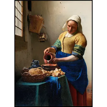 Obraz Plakát Mlékařka bez rámu 42 x 59,4 cm