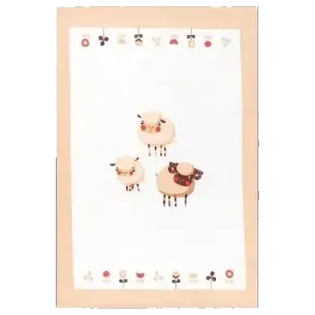 Utěrka Kuchyňská utěrka Ovečky - rodinka (Kuchyňská utěrka, jaro)