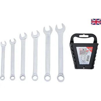 Ruční nářadí Sada očkoplochých palcových klíčů (6ks) BGS 32100