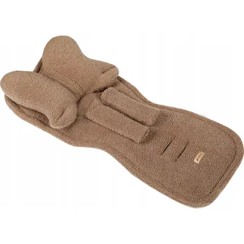 Příslušenství pro přepravu dětí Vložka do kočárku s polštářkem pro dítě Boucle hnědá