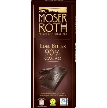 Čokoláda Hořká čokoláda 90 % [Moser Roth, 125 g]