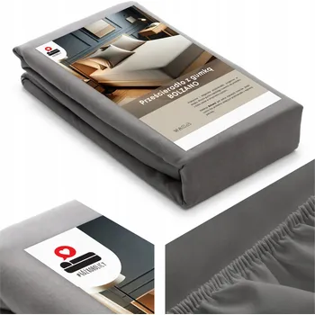 Prostěradlo Prostěradlo s gumou Łóżkoholicy bavlněný satén 90 x 200 cm