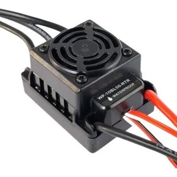RC model letadla DF models 6150 Střídavý regulátor - 10BL50 waterproof, LiPo 2-3S, BEC 6V/3A
