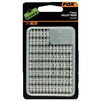 Fox Zarážky na pelety Edges Pellet Pegs Clear 13mm