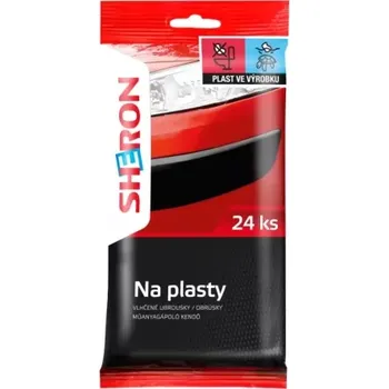SHERON Ubrousky na vnější plasty 24ks