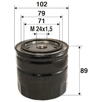 Filtr do auta Olejový filtr VALEO 586061