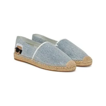 Dámské baleríny Espadrilky KARL LAGERFELD KL80111 Modrá 36
