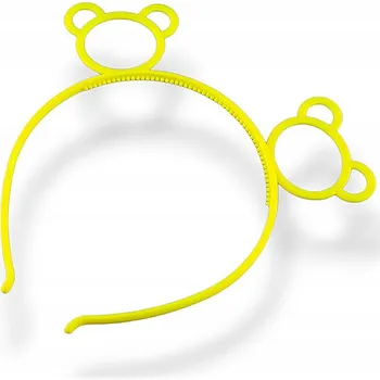 Čelenka Čelenka do vlasů Plastová Myška Žlutá