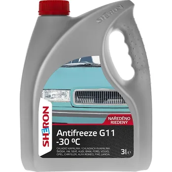 Náplň do chladiče a ostřikovače SHERON Antifreeze G11 -30 °C 3 lt