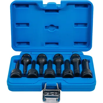 BGS 5482, Sada silových nástrčných hlavic | 12,5 mm (1/2") | vnitřní tisícihran (pro XZN) M4 - M16 | 9dílná