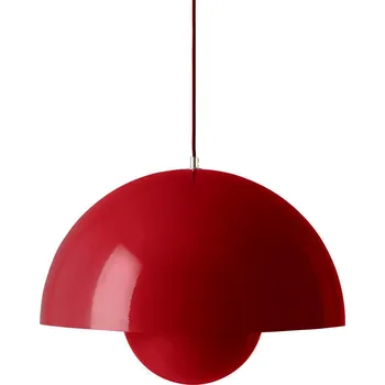 Závěsná lampa Flowerpot VP2 Ø 50 cm "Vermilion Red" &Tradition