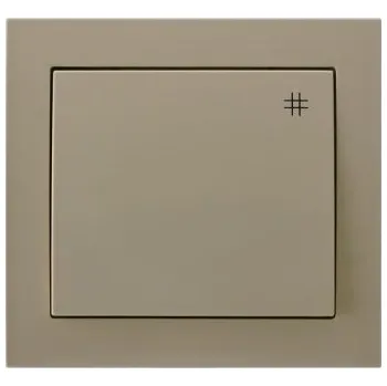 vypínač Křížový vypínač pod omítku Kier, béžové odstíny ŁP-4W/01