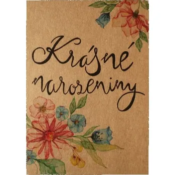 Přáníčko BeBechy - recyklovaný papír - Krásné tiskopis