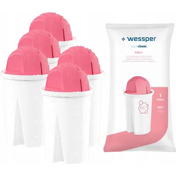 vodní filtr Vodní filtr s hořčíkem Wessper MG+ do filtrační konvice Dafi, náhradní, 5 kusů