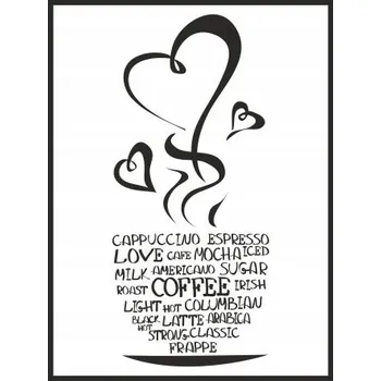 Obraz Plakát v rámu Obraz Černobílý na zeď do kuchyně kuchyňská dekorace