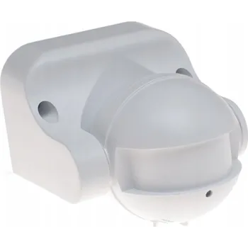 Pohybové čidlo Pohybový senzor Soumrakový spínač PIR nástěnný BÍLÝ