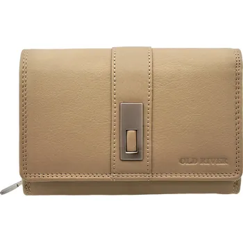 Peněženka Kožená dámská peněženka 6022-FN béžová, Old River