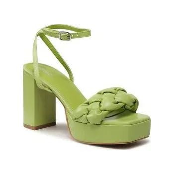 Dámská obuv Sandály DeeZee Y7157-9 Zelená 40
