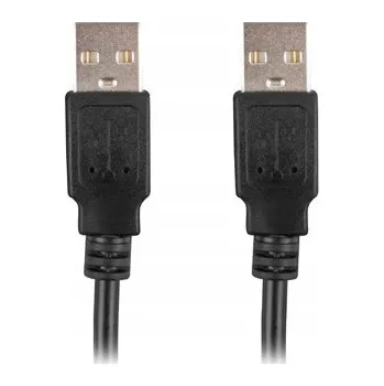Datový kabel LANBERG USB-A M / M 2.0 kabel 1,8m, černý