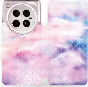 Pouzdro na mobilní telefon Flipové pouzdro Mobiwear - Infinix ZERO 40 5G - MR02S Vodovkové obrazce (Knížkové flip pouzdro, obal, kryt na mobil Infinix ZERO 40 5G - MR02S Vodovkové obrazce, materiál Umělá kůže + TPU - ochrana 360°, stojánek, silikonová vanička, magnetické zavírání)