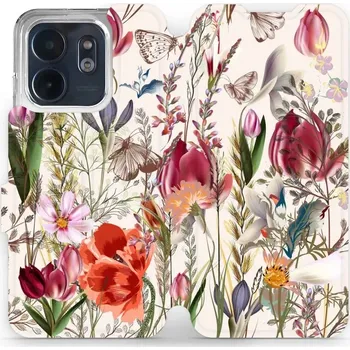 Pouzdro na mobilní telefon Flipové pouzdro Mobiwear - Infinix Smart 9 - MP01S Rozkvetlá louka (Knížkové flip pouzdro, obal, kryt na mobil Infinix Smart 9 - MP01S Rozkvetlá louka, materiál Umělá kůže + TPU - ochrana 360°, stojánek, silikonová vanička, magnetické zavírání)