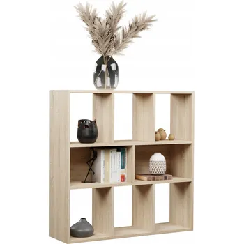 Knihovna Regál Matkam 98,2 cm x 98,2 cm x 28 cm dub sonoma