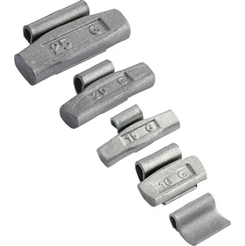 Sada na opravu pneumatiky Akční sada ocelových závaží pro plechové disky, 5-25 g, Fivestars - 30-05-92