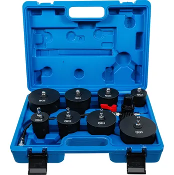 Dílna BGS 70339, Zkušební sada v kufru pro testování systému plnicího vzduchu turbodmychadla | 9dílná