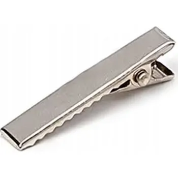 Obdélníková kovová sponka do vlasů krokodýlka - 10 kusů [VELIKOST 3,2 cm]