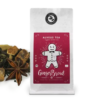 Čaj Alveus prémiová vánoční směs koření a černého čaje Gingerbread 100 g