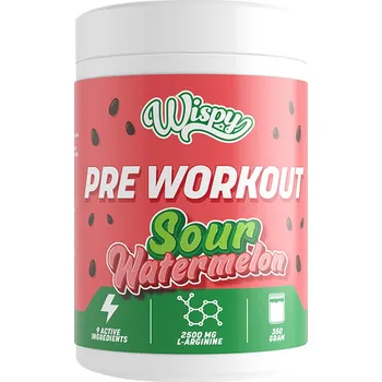 Anabolizér Wispy Pre Workout Powder 350 g Příchuť: Kyselý meloun
