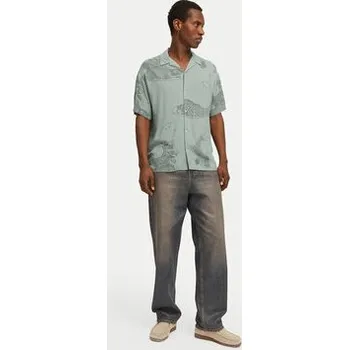 Pánská košile Jack & Jones Košile Jeff 12268465 Zelená Relaxed Fit XXL