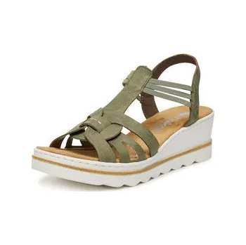 Dámské sandále Rieker Sandály 67459-52 Zelená 42
