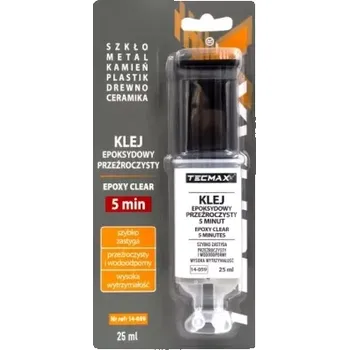 Průmyslové lepidlo TECMAXX Transparentní epoxidové lepidlo 25ml