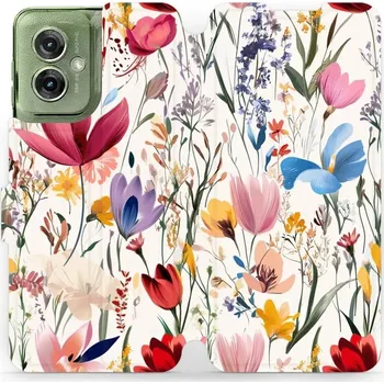 Pouzdro na mobilní telefon Flipové pouzdro Mobiwear - Motorola Moto G55 5G - MP70S Loučka (Knížkové flip pouzdro, obal, kryt na mobil Motorola Moto G55 5G - MP70S Loučka, materiál Umělá kůže + TPU - ochrana 360°, stojánek, silikonová vanička, magnetické zavírání)