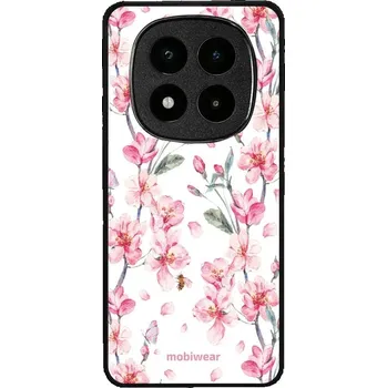 Pouzdro na mobilní telefon Lesklý kryt Mobiwear Glossy - Xiaomi Poco X7 - G033G - Růžové květy (Prémiové lesklé pouzdro, obal, kryt Mobiwear Glossy na mobil Xiaomi Poco X7 - G033G - Růžové květy, materiál Plast + TPU silikon - krytí po všech stranách, neošoupatelný potisk, tenké)