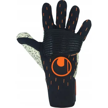 Brankářské rukavice BRANKÁŘSKÉ RUKAVICE UHLSPORT SPEED CONTACT SUPERGRIP+ REFLEX ČERNÉ vel. 11