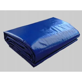Krycí plachta LD-PE tkaná Krycí Plachta na bazén , průměr 3,7 m - 4,3 m fólie - modrá