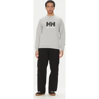 Dámská mikina Helly Hansen Mikina Logo Crew 30395 Šedá Regular Fit XL