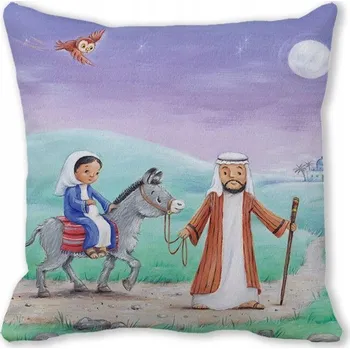 Povlak na dekorativní polštářek Povlak na polštář s vánočním motivem Dekorativní pro děti 4