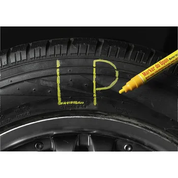 Redats 04-03-59, Rychleschnoucí žluté popisovače pneumatik, sada 12 ks