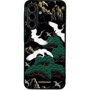 Lesklý kryt Mobiwear Glossy - Samsung Galaxy A36 5G - G042G - Jeřábi (Prémiové lesklé pouzdro, obal, kryt Mobiwear Glossy na mobil Samsung Galaxy A36 5G - G042G - Jeřábi, materiál Plast + TPU silikon - krytí po všech stranách, neošoupatelný potisk, tenké)