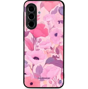 Pouzdro na mobilní telefon Lesklý kryt Mobiwear Glossy - Samsung Galaxy A26 5G - GP74G Růžové květy snů (Prémiové lesklé pouzdro, obal, kryt Mobiwear Glossy na mobil Samsung Galaxy A26 5G - GP74G Růžové květy snů, materiál Plast + TPU silikon - krytí po všech stranách, neošoupateln