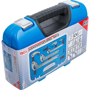 BGS 8542, Sada hákových klíčů | 35 - 120 mm | 8dílná