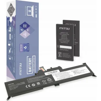 Baterie k notebooku Mitsu Baterie 00HW027 01AV434 pro Lenovo ThinkPad Yoga 260 370 X380 2700 mAh (40 Wh) 14,8 V (14,4 V)