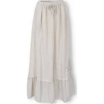 Dámská sukně Dlouhá lněná sukně 61246 barva: béžová